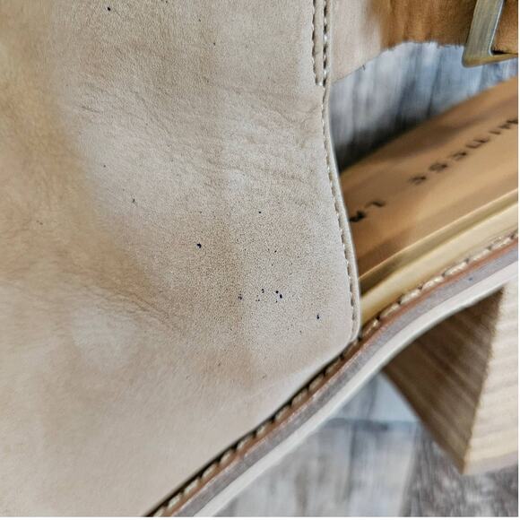 Western Leather Ankle Booties Suede Chinese Laundry Caleb Womens 11 Block Heel - Picture 11 of 16